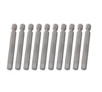 sourcingmap Embouts de tournevis à tête hexagonale 1/4 pouce tige hexagonale 65mm de Long magnétique 6mm 10 pièces