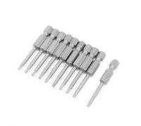 sourcingmap Embouts de tournevis hexagonaux magnétiques 1/4 "à changement rapide 2mm longueur 50mm 10 pièces