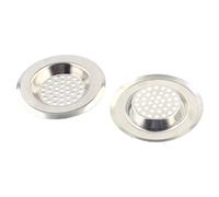 sourcingmap Filtre à Évier Rond Métal Bouchon Crépine Ordures 3,4cm Diamètre interne 2pcs