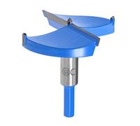 sourcingmap Forstner Forets de perçage 85 mm en carbure de tungstène pour scie-cloche à bois, outil de menuiserie (bleu, gris)