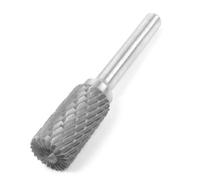 sourcingmap Fraise Rotative Lime Mèche de coupe rotative en carbure de tungstène à cylindre à double coupe de 12 mm x 23 mm
