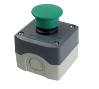 sourcingmap Grise Coque En Plastique SPST Momentané Vert Commutateur Bouton Poussoir 240V