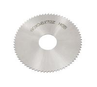 sourcingmap Lame de Scie Circulaire à refendre ronde en acier HSS 60 mm x 0,8 mm x 16 mm 72 dents