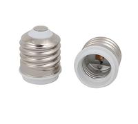 Sourcingmap Lot de 2 adaptateurs E40 vers E27 pour ampoule Argenté