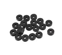 Sourcingmap Lot de 20 rondelles plates en caoutchouc 8 mm de diamètre extérieur 3 mm ID 3 mm d'épaisseur pour robinet tuyau d'eau
