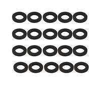 sourcingmap Lot de 20 rondelles plates en caoutchouc nitrile 24 mm OD 14 mm ID 3 mm d'épaisseur pour tuyau d'arrosage