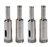 Sourcingmap Lot de 4 forets diamantés pour marbre, carrelage, verre, 12 mm de diamètre