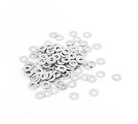sourcingmap M1.6 x 0.3mm Rondelle Plate en Acier Inoxydable Scellé pour Vis à Boulon 100Pcs