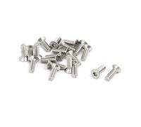 Sourcingmap® M1.6 X 5 MM T4 Torx Vis à tête plate en acier inoxydable 304 20 pcs