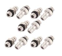 sourcingmap M5 Filetage Mâle pour 2.2mm Pneumatique Tube Flexible Mini Attache Fixations 10 Pièces