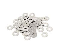 sourcingmap M5x12mmx0.5mm Rondelle Plate en Acier Inoxydable Rond pour Vis à Boulon 100Pcs