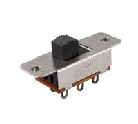 sourcingmap Marche Arrêt 2 Positions SPDT PCB Panneau Interrupteur Coulissant 6A/125V 3A/250V AC