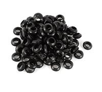 sourcingmap Passe Fil Caoutchouc Oeillet Passe Câble 4mm x 10mm noir Câblage 200pcs