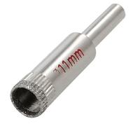 sourcingmap Trépan Diamant Foret Scie Cloche 11mm de Diamètre de perçage pour Carrelage Verre Ton Argent