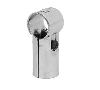 sourcingmap Trou 28mm Dia tube T Maigre Collier tuyau connecteur forme ton argent Clip
