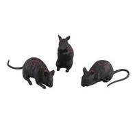 souris décorative plastique sang 12x3.5x8cm noir - générique 13791 Rouge G