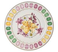 Sous-assiette Idyllia, Porcelaine, Motif imprimé cristal, bouquet, Multicolore OS