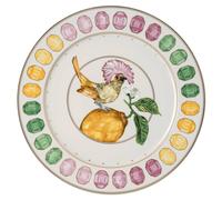 Sous-assiette Idyllia, Porcelaine, Motif imprimé cristal, porte-éventail roi, Multicolore OS