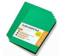 Sous Chemises Cartonnées A4, Chemises Cartonnées de Papier 180gr, Pochette Rangement Documents, Pack de 50 Sous Chemises Colorées pour Archiver et Organiser les Papiers - Ofituria (Turquoise)