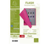 Sous-chemises en papier Exacompta Bahia 80 - Paquet de 100 - 10 couleurs assorties