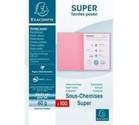 Sous-chemises standard 60 g Exacompta 22 x 31 bleu clair - Paquet de 100