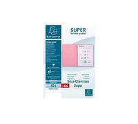 Exacompta Sous-chemise standard 60 g 22 x 31 cm couleurs assorties - Paquet de 100