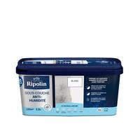 Sous couche anti-humidité mat blanc 2,5L Ripolin