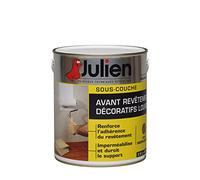 Sous-couche JULIEN pour avant revêtements décoratifs lourds - Blanc Mat granité 2,5L