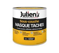 Julien Sous-couche Masque-taches Multi-supports – Isole taches sur murs et plafonds – Blanc mat 0,5L