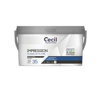 Sous-couche murale intérieure anti-taches Cecil Professional 5L blanc mat
