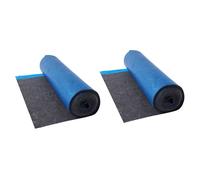 Sous-couche parquet - VEVOR - FELT30-5(2roll/pack)-200sf - 37,2 m² (2x18,6 m²) - 3 mm - Film PE imperméable