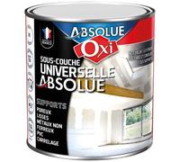 OXI Sous-couche universelle Absolue Glycéro Impression fixante Intérieur/Extérieur 0,5 L Blanc