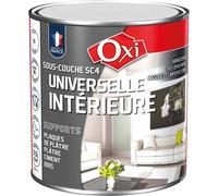 Sous-couche universelle intérieure - OXI - 500 ml - Acrylique - Blanc mat - Rendement 10 m²/L