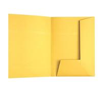 Sous-dossier kraft dossier suspendu 2 rabats Esselte 23 x 31 cm - jaune - Carton de 100