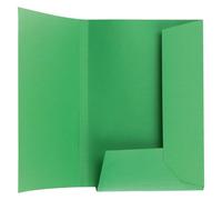 Sous-dossier kraft dossier suspendu 2 rabats Esselte 23 x 31 cm - vert - Carton de 100