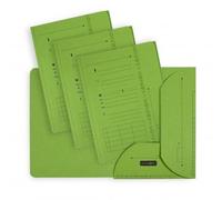 Sous-dossier Ultimate chemise HV 2 rabats, lot de 25, A4 kraft vert - Lot de 4