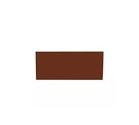 Sous-face pour cache en aluminium brun rouge taille M - - 23AM8012-SSF