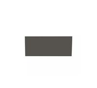 Sous-face pour cache en aluminium gris terre d'ombre taille M - - 23AM7022-SSF