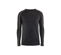 Haut de sous-vêtements - BLAKLADER - XLights Noir/Jaune 479917349835