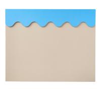 Sous-main 40 x 50 cm, beige/bleu, Printworks