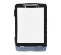 Sous-main avec espace de rangement, organiseur de papeterie inscriptible | Porte-bloc avec rangement pour enseignants, infirmiers, bureau, école, étude, chantier, hôpital