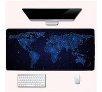 Sous main bureau carte du monde taille 60*30cm - ciel G