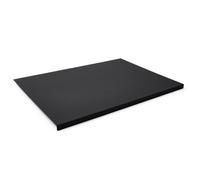 Sous Main Bureau Cuir Véritable Noir - Avec Rebord et Fond Antidérapa
