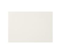 Sous Main Cuir Blanc - Coins Carrés, Coutures Artisanales, Antidérapant