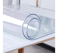 Sous-main de bureau antidérapant en PVC transparent pour la maison et le bureau, idéal pour les planchers de bois dur, les jeux et les chaises roulantes, tapis de chaise de bureau 140 x 180 cm