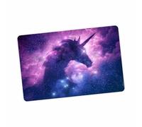 Sous-main de bureau en vinyle solide - Motif licorne - Lavable