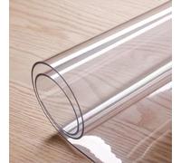 Sous-main de bureau haute transparence, film de protection en PVC de 1,0 mm d'épaisseur, imperméable et résistant à l'huile, convient pour la maison et le bureau (40 x 160 cm)