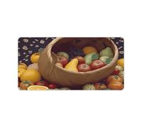 Sous-main de bureau imperméable 61 x 30,5 cm avec base en caoutchouc antidérapant, surface lisse pour jeux de bureau, panier de fruits portable, protection de bureau pour ordinateur portable, clavier