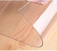Sous-main de bureau transparent, 120 x 60 cm, grand tapis de protection en PVC, imperméable, antidérapant, résistant à la chaleur