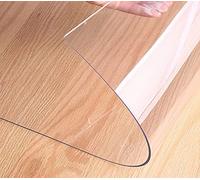 Sous-main de bureau transparent résistant à la chaleur, grand tapis d'écriture imperméable et antidérapant pour bureau et maison, PVC, 80 x 40 cm